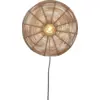 Image de Lampe murale ronde en rotin naturel 40 x10 cm Tanami - Good & Mojo