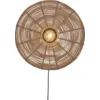 Image de Lampe murale ronde en rotin naturel 55x14 cm Tanami - Good & Mojo