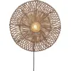 Image de Applique ronde en rotin naturel 55x14 cm Zanzibar - Good & Mojo