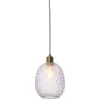 Image de Suspension ovale en verre clair 18cm Venise - It's about Romi