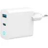 Image de Chargeur mural GEMBIRD TA-UC-PDQC65L-W-01 Blanc 65 W