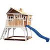 Image de Axi House Max Maisonnette, marron/blanc - Toboggan Bleu