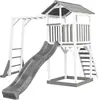 Image de Axi House Beach Tower et structure de jeu blanc/gris - avec toboggan gris