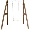 Image de Axi House Portique Balançoire en Bois Simple Marron/blanc