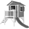 Image de AXI Maison Enfant Beach Lodge XL en Gris avec Toboggan en Gris Maison de Jeux en Bois FFC pour les Enfants Maisonnette / Cabane en Bois