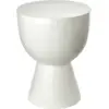 Image de Tabouret blanc laqué Tip Tap - Pols Potten