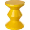 Image de Tabouret jaune laqué Zig Zag - Pols Potten