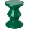 Image de Tabouret vert laqué Zig Zag - Pols Potten