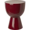 Image de Tabouret bordeaux laqué Tip Tap - Pols Potten