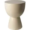 Image de Tabouret beige laqué Tip Tap - Pols Potten