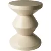 Image de Tabouret beige laqué Zig Zag - Pols Potten