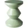 Image de Tabouret vert pastel laqué Zig Zag - Pols Potten