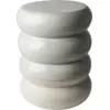 Image de Table d'appoint en céramique blanc Chubby - Pols Potten