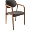 Image de Chaise avec accoudoirs en frêne gris Henry - Pols Potten