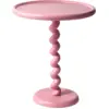 Image de Table d'appoint rose laquée Twister - Pols Potten