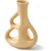 Image de Vase à trois oreilles en grès beige 17x9x21cm - Pols Potten