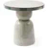 Image de Table d'appoint en céramique gris 40x40cm Pawn - Pols Potten