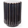 Image de Table d'appoint en céramique bleu foncé 34x46cm Okra - Pols Potten