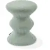 Image de Tabouret en tissu vert clair Soft 36x47cm Zig Zag - Pols Potten