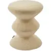 Image de Tabouret en tissu beige Zig Zag - Pols Potten