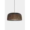 Image de Ay Illuminate Suspension Doppio Grid en bambou foncé ø80cm