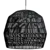 Image de Ay Illuminate Suspension Nama 2 rotin noir ø58cm