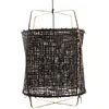 Image de Ay Illuminate Suspension Z1 bambou carton noir ø67x100cm