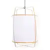 Image de Ay Illuminate Suspension Z2 monture blonde avec coton blanc ø67x100cm