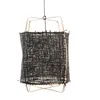 Image de Ay Illuminate Suspension Z2 blond bambou carton noir ø67x100cm
