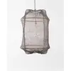 Image de Ay Illuminate Suspension Z2 blond filet de sisal gris ø67x100cm
