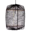 Image de Ay Illuminate Suspension Z5 filet de sisal noir ø42x57cm