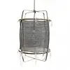 Image de Ay Illuminate Lampe à suspension Z11 bambou noir cachemire ø48,5x72,5cm
