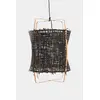 Image de Ay Illuminate Suspension Z22 blond en bambou noir carton ø48,5x72,5cm