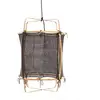 Image de Ay Illuminate Suspension Z22 blond en bambou noir ø48,5x72,5cm en cachemire