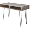 Image de VidaXL Bureau avec Compartiments - Gris