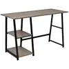 Image de VIDAXL Bureau gris et chêne