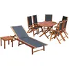 Image de VidaXL Ensemble à manger extérieur - Acacia