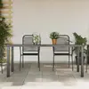 Image de vidaXL Table de jardin - Noir