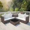 Image de Salon de jardin vidaXL 4 pcs - Marron