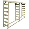 Image de vidaXL Double abri de stockage du bois 300x44x176 - Pin imprégné