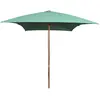Image de vidaXL Parasol bois 200 x 300 cm - Vert