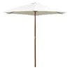 Image de vidaXL Parasol 270 x 270 cm Blanc crème