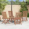Image de vidaXL Chaises pliables - Bois Teck Solide