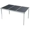 Image de vidaXL Table de jardin - Noir et Gris
