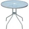 Image de vidaXL Table de bistro Gris 80x71 cm