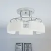 Image de VidaXL Plafonnier 5 globes ellipsoïdes E14