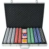 Image de vidaXL Jeu de poker - 1000 jetons Aluminium