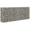 Image de vidaXL Panier de gabion 85x30x200 cm - Argenté
