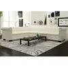 Image de vidaXL Chesterfield - Canapé d'angle 6 places - Blanc
