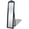 Image de vidaXL Miroir sur pied baroque - Noir